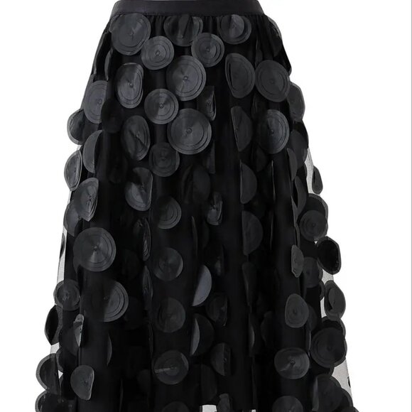 NEW! BOHO A Line TULLE Circles SKIRT SZ XL - Picture 6 of 7